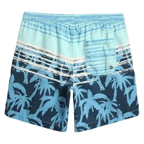 maamgic Mens Slim Fit Swim Shorts Swim Trunks 7 inch Quick Dry Mens Bathing Suits with Mesh Lining - MAAMGIC (1)