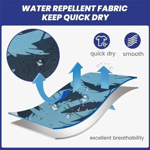 maamgic Mens Slim Fit Swim Shorts Swim Trunks 7 inch Quick Dry Mens Bathing Suits with Mesh Lining - 3