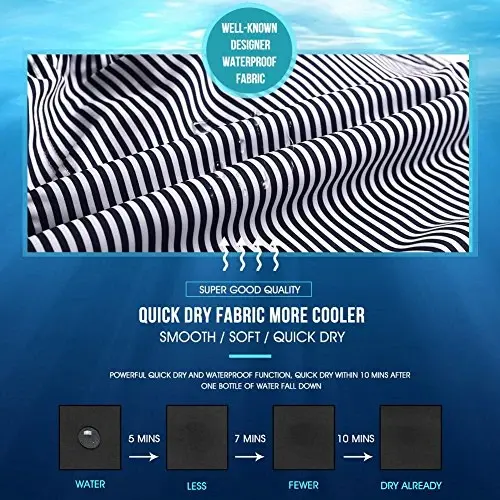 maamgic Mens Slim Fit Swim Shorts Swim Trunks 7 inch Quick Dry Mens Bathing Suits with Mesh Lining - 5