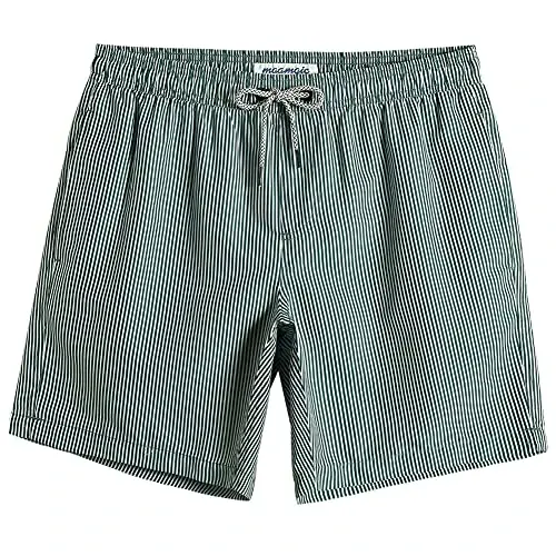 maamgic Mens Slim Fit Swim Shorts Swim Trunks 7 inch Quick Dry Mens Bathing Suits with Mesh Lining - 1