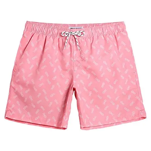 maamgic Mens Slim Fit Swim Shorts Swim Trunks 7 inch Quick Dry Mens Bathing Suits with Mesh Lining - 1