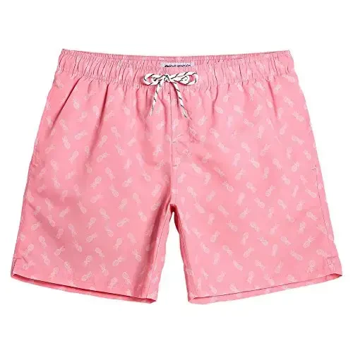 maamgic Mens Slim Fit Swim Shorts Swim Trunks 7 inch Quick Dry Mens Bathing Suits with Mesh Lining 