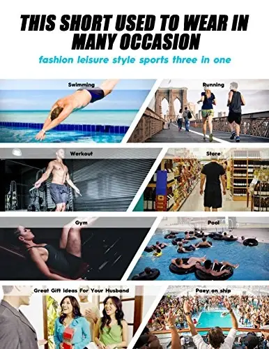 maamgic Mens Slim Fit Swim Shorts Swim Trunks 7 inch Quick Dry Mens Bathing Suits with Mesh Lining - 6