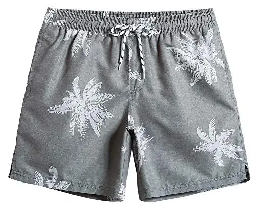 maamgic Mens Slim Fit Swim Shorts Swim Trunks 7 inch Quick Dry Mens Bathing Suits with Mesh Lining - 1