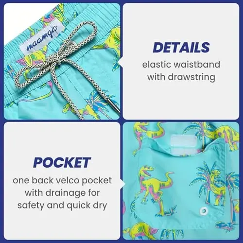 maamgic Mens Slim Fit Swim Shorts Swim Trunks 7 inch Quick Dry Mens Bathing Suits with Mesh Lining - 5