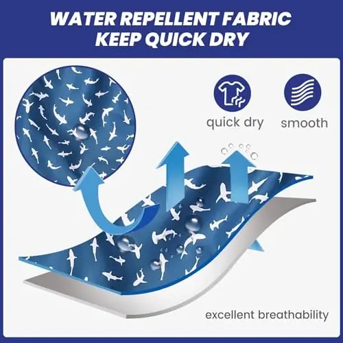 maamgic Mens Slim Fit Swim Shorts Swim Trunks 7 inch Quick Dry Mens Bathing Suits with Mesh Lining - 2