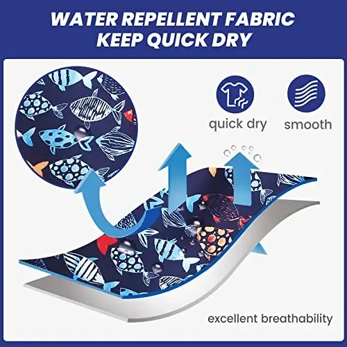 maamgic Mens Slim Fit Swim Shorts Swim Trunks 7 inch Quick Dry Mens Bathing Suits with Mesh Lining - 3