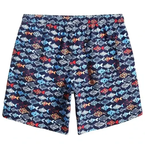 maamgic Mens Slim Fit Swim Shorts Swim Trunks 7 inch Quick Dry Mens Bathing Suits with Mesh Lining - MAAMGIC (1)