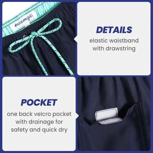 maamgic mens Swim Trunks - 5
