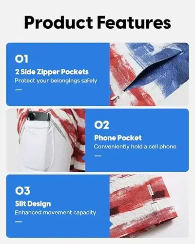 maamgic Men's Swim Trunks 5.5 inch Seersucker 2 in 1 Beach Shorts Quick Dry Bathing Suits with Compression Liner - 4