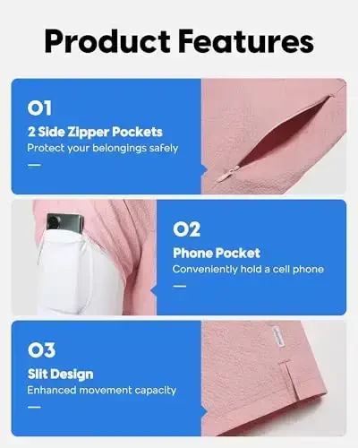 maamgic Men's Swim Trunks 5.5 inch Seersucker 2 in 1 Beach Shorts Quick Dry Bathing Suits with Compression Liner - 4