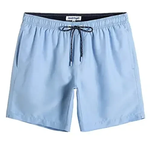 maamgic Mens Swim Trunks Quick Dry Swim Shorts with Mesh Lining Funny Swimwear Bathing Suits 7inch - MAAMGIC (1)
