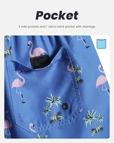 maamgic Mens Swim Trunks Quick Dry Swim Shorts with Mesh Lining Funny Swimwear Bathing Suits 7inch - 6