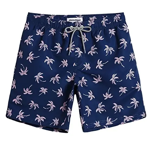maamgic Mens Swim Trunks Quick Dry Swim Shorts with Mesh Lining Funny Swimwear Bathing Suits 7inch - 2
