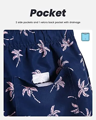 maamgic Mens Swim Trunks Quick Dry Swim Shorts with Mesh Lining Funny Swimwear Bathing Suits 7inch - 5