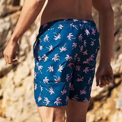 maamgic Mens Swim Trunks Quick Dry Swim Shorts with Mesh Lining Funny Swimwear Bathing Suits 7inch 