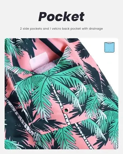 maamgic Mens Swim Trunks Quick Dry Swim Shorts with Mesh Lining Funny Swimwear Bathing Suits 7inch - 4