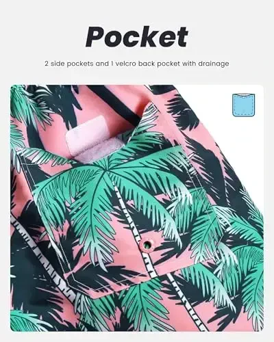 maamgic Mens Swim Trunks Quick Dry Swim Shorts with Mesh Lining Funny Swimwear Bathing Suits 7inch - 4