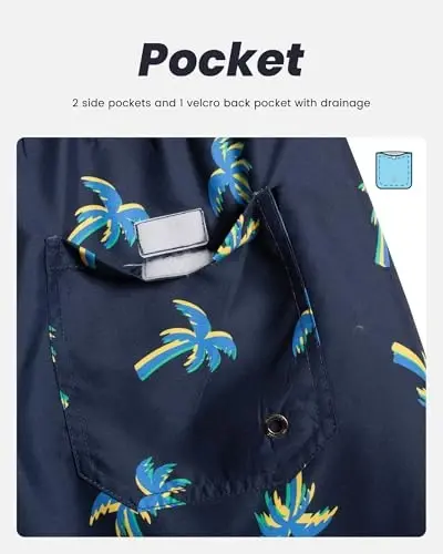 maamgic Mens Swim Trunks Quick Dry Swim Shorts with Mesh Lining Funny Swimwear Bathing Suits 7inch - 4