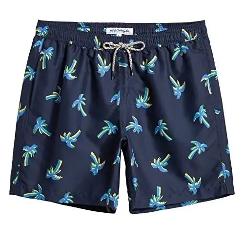 maamgic Mens Swim Trunks Quick Dry Swim Shorts with Mesh Lining Funny Swimwear Bathing Suits 7inch - 5