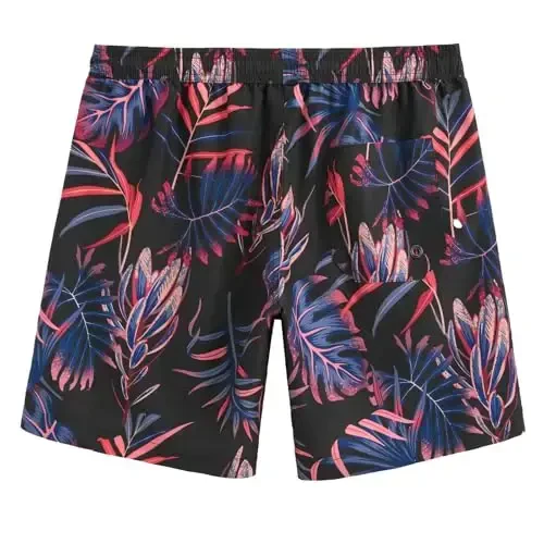 maamgic Mens Swim Trunks Quick Dry Swim Shorts with Mesh Lining Funny Swimwear Bathing Suits 7inch - MAAMGIC (1)