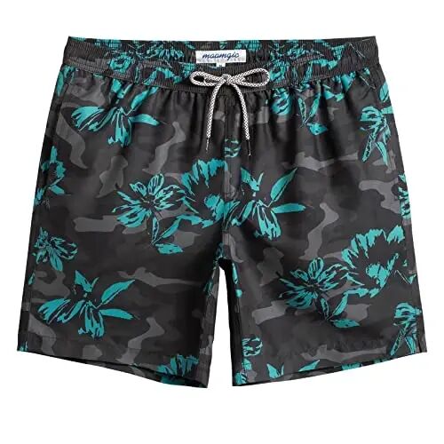 maamgic Mens Swim Trunks Quick Dry Swim Shorts with Mesh Lining Funny Swimwear Bathing Suits 7inch - MAAMGIC (1)