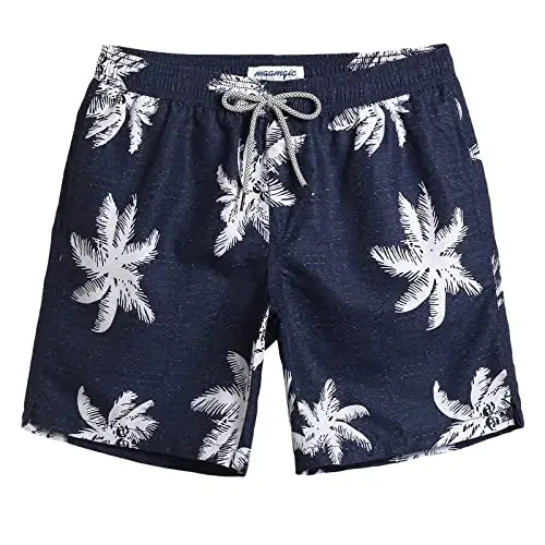maamgic Mens Swim Trunks Quick Dry Swim Shorts with Mesh Lining Funny Swimwear Bathing Suits 7inch 