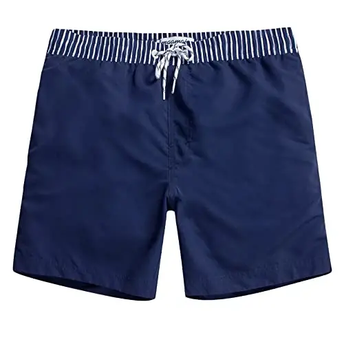 maamgic Mens Swim Trunks Quick Dry Swim Shorts with Mesh Lining Funny Swimwear Bathing Suits 7inch - MAAMGIC (1)
