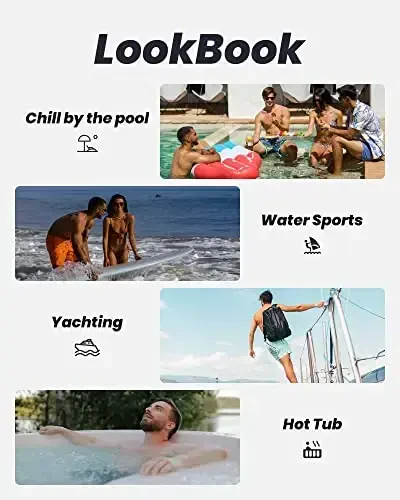 maamgic Mens Swim Trunks Quick Dry Swim Shorts with Mesh Lining Funny Swimwear Bathing Suits 7inch - 6