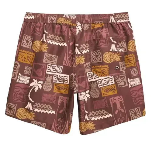 maamgic Mens Swim Trunks Quick Dry Swim Shorts with Mesh Lining Funny Swimwear Bathing Suits 7inch - MAAMGIC (1)