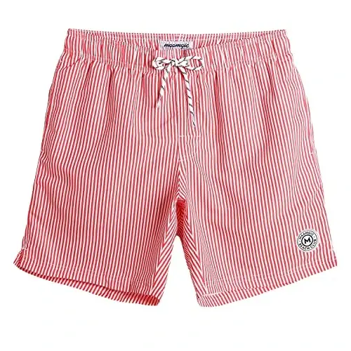 maamgic Mens Swim Trunks Quick Dry Swim Shorts with Mesh Lining Funny Swimwear Bathing Suits 7inch 