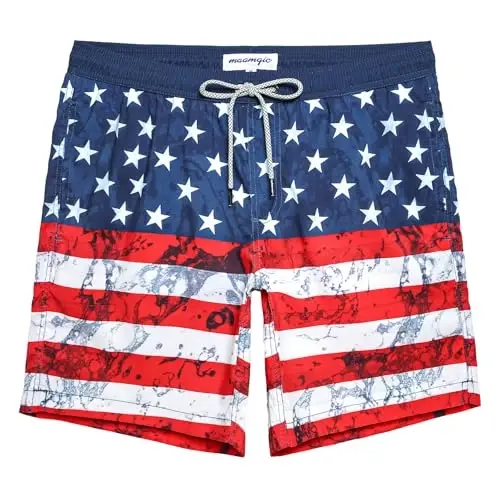 maamgic mens Men Swim Trunks 