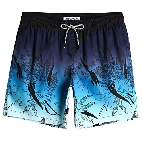 maamgic Mens Slim Fit Swim Shorts Swim Trunks 7 inch Quick Dry Mens Bathing Suits with Mesh Lining 