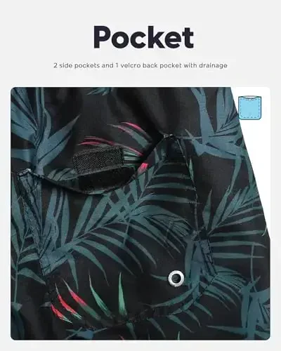 maamgic Mens Slim Fit Swim Shorts Swim Trunks 7 inch Quick Dry Mens Bathing Suits with Mesh Lining - 6