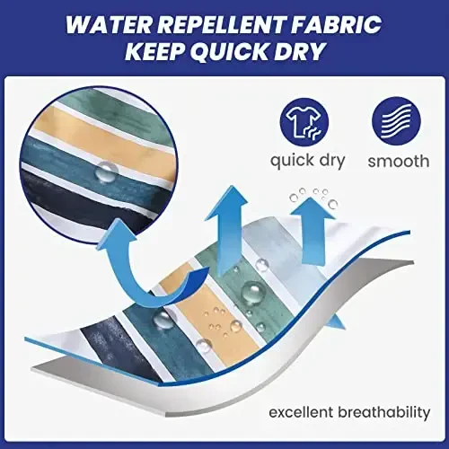 maamgic Mens Slim Fit Swim Shorts Swim Trunks 7 inch Quick Dry Mens Bathing Suits with Mesh Lining - 2