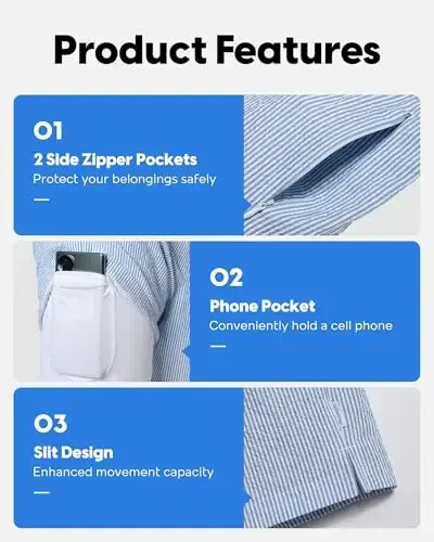 maamgic Men's Swim Trunks 5.5 inch Seersucker 2 in 1 Beach Shorts Quick Dry Bathing Suits with Compression Liner - 4