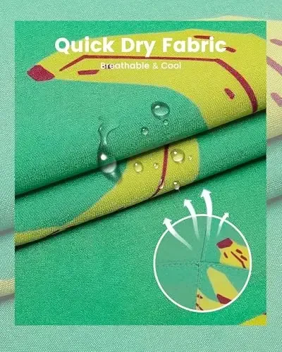 maamgic Men's Swim Trunks 5.5 inch Seersucker 2 in 1 Beach Shorts Quick Dry Bathing Suits with Compression Liner - 3