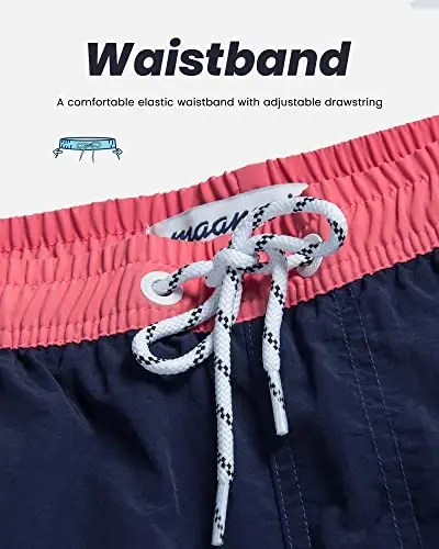 maamgic Mens Swim Trunks Quick Dry Swim Shorts with Mesh Lining Funny Swimwear Bathing Suits 7inch - 4