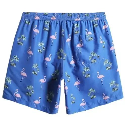 maamgic Mens Swim Trunks Quick Dry Swim Shorts with Mesh Lining Funny Swimwear Bathing Suits 7inch - 3