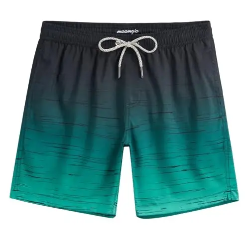 maamgic Mens Swim Trunks Quick Dry Swim Shorts with Mesh Lining Funny Swimwear Bathing Suits 7inch - 7