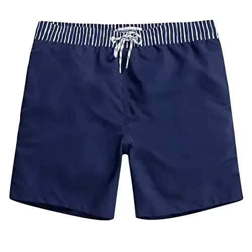 maamgic Mens Swim Trunks Quick Dry Swim Shorts with Mesh Lining Funny Swimwear Bathing Suits 7inch - MAAMGIC (1)