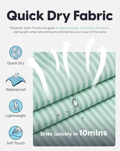 maamgic Mens Swim Trunks Quick Dry Swim Shorts with Mesh Lining Funny Swimwear Bathing Suits 7inch - 1