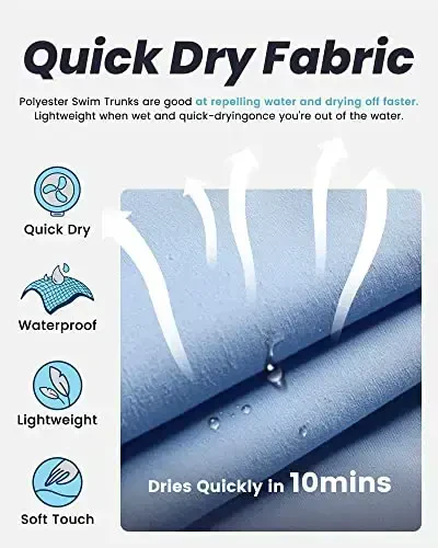 maamgic Mens Swim Trunks Quick Dry Swim Shorts with Mesh Lining Funny Swimwear Bathing Suits 7inch - 4