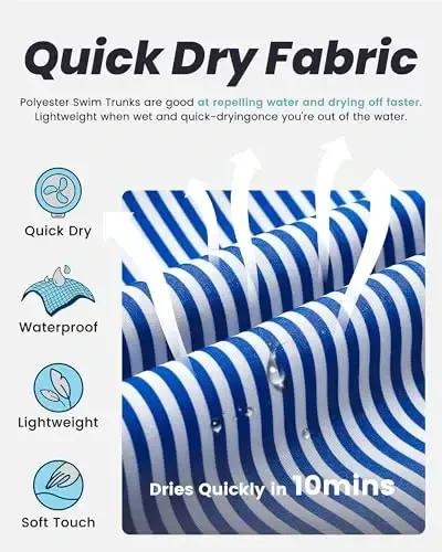 maamgic Mens Swim Trunks Quick Dry Swim Shorts with Mesh Lining Funny Swimwear Bathing Suits 7inch - 3