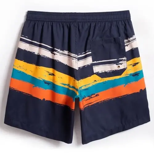 maamgic Mens Swim Trunks Quick Dry Swim Shorts with Mesh Lining Funny Swimwear Bathing Suits 7inch - MAAMGIC (1)