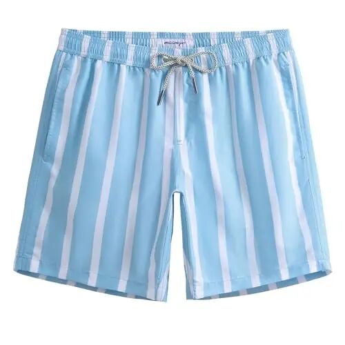 maamgic Mens Swim Trunks Quick Dry Swim Shorts with Mesh Lining Funny Swimwear Bathing Suits 7inch - maamgic
