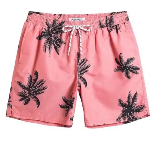 maamgic Mens Swim Trunks Quick Dry Swim Shorts with Mesh Lining Funny Swimwear Bathing Suits 7inch - maamgic