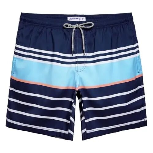 maamgic Mens Swim Trunks Quick Dry Swim Shorts with Mesh Lining Funny Swimwear Bathing Suits 7inch - maamgic