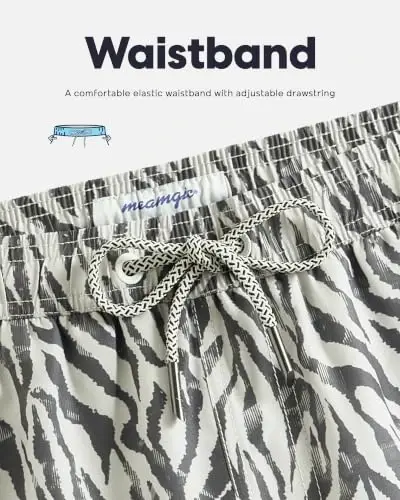 maamgic Mens Swim Trunks Quick Dry Swim Shorts with Mesh Lining Funny Swimwear Bathing Suits 7inch - 4