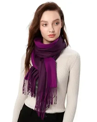 maamgic PasModazoneina Shawl for Women – Soft Lightweight Wrap for Wedding, Travel, Evening, Party – Elegant Scarf for All Seasons - 3